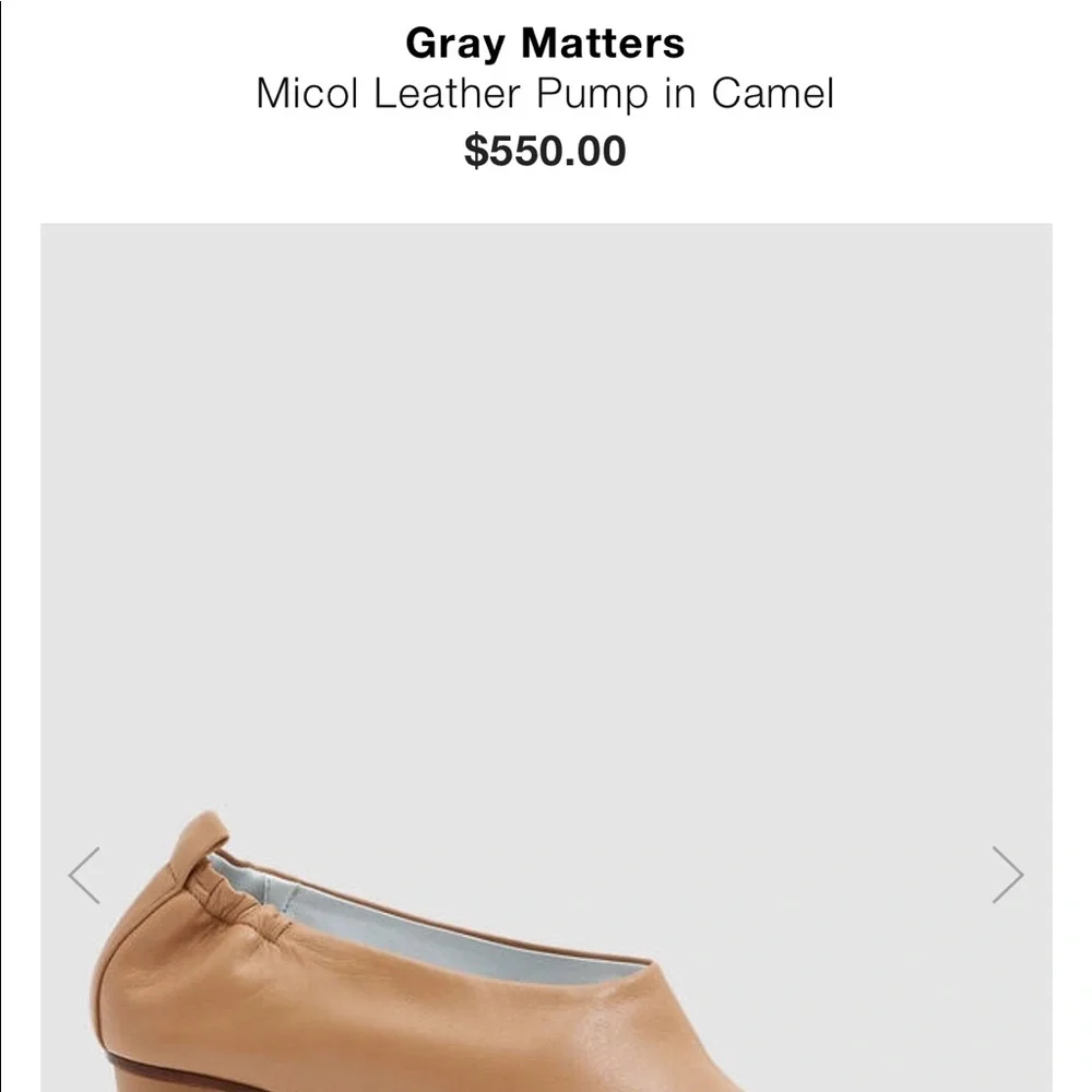 Gray Matters Tan Heels - Picture 2 of 6